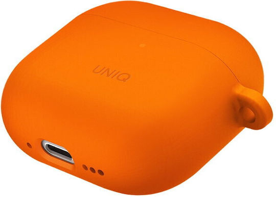 Uniq 'nexo' Case Silicone in Orange color for Apple AirPods 1 / AirPods 2