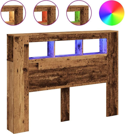 vidaXL Tăblie De Pat Din Lemn Maro 140x103.5cm