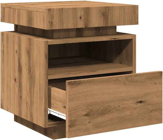 Κομοδίνο Ξύλινο Artisan Oak 40x39x48.5cm