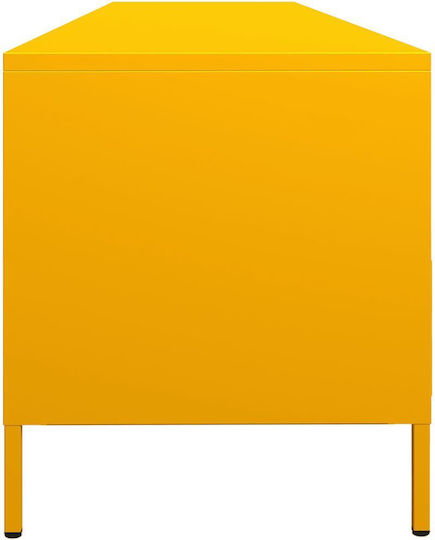 Шкаф за телевизор Метален Mustard Yellow Д202xШ39xВ43.5см