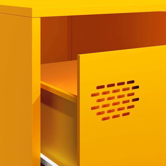 Шкаф за телевизор Метален Mustard Yellow Д202xШ39xВ43.5см