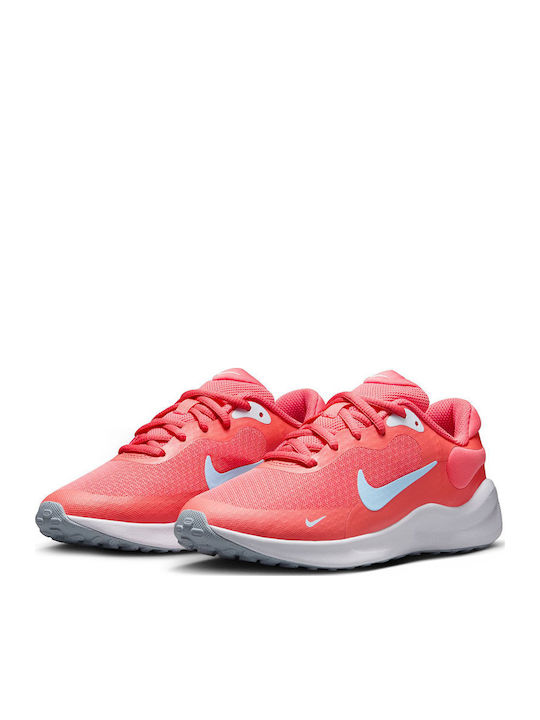 Revolution 7 Gs Kids Sports Shoes Running with Laces Orange