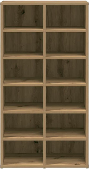 Ξύλινη Παπουτσοθήκη 54x34x100.5cm
