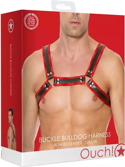 Leather Harness Buckles L Xl Ouch By Shots