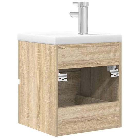 vidaXL Шкаф със Мивка Д41xШ38.5xВ45см Sonoma Oak, Brown