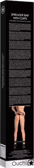 Shots Ouch Spreader Bar with Cuffs Μπάρα Ακινητοποίησης Black