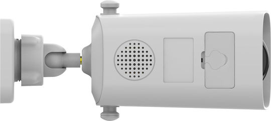 Powertech PT-1335 IP Surveillance Camera 4G Full HD+ 4MP Waterproof Battery Powered with Two-Way Communication and Lens 2.8mm