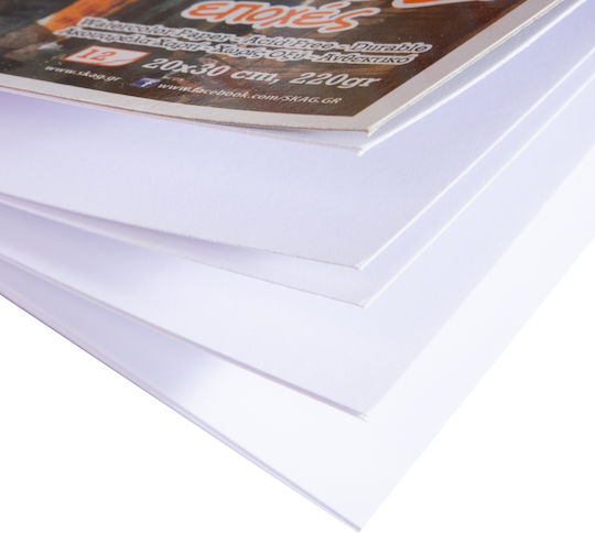 Μπλοκ Ακουαρέλας Skag No 2 20x30εκ 220g/m 2 12 Φύλλα