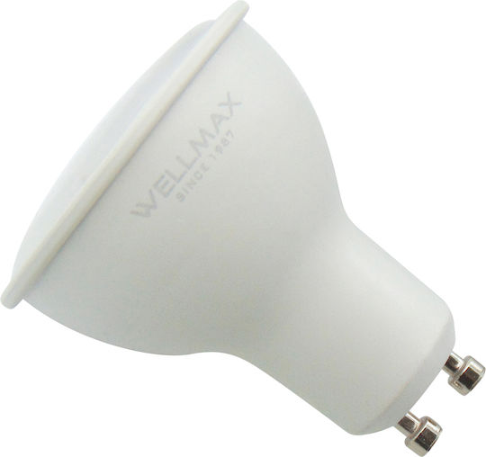 Wellmax LED крушка 7W за фасунга GU10 Неутрално бяло 560лм