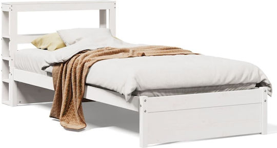 Κρεβάτι King Size για Στρώμα 190x190cm Λευκό Κρεβάτι King Size για Στρώμα 190x190cm Λευκό
