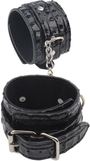 Chisa Novelties Behave! Luxury Fetish Surrender Wrist Restraints Handschellen in Schwarz Farbe