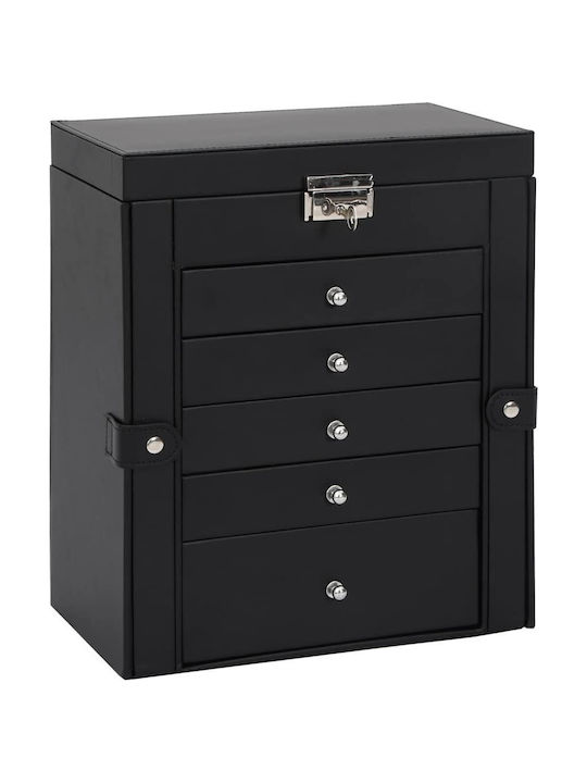 vidaXL Black Jewellery Box vidaXL Black Jewellery Box