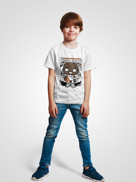 Παιδικό T-shirt White Michael Jordan