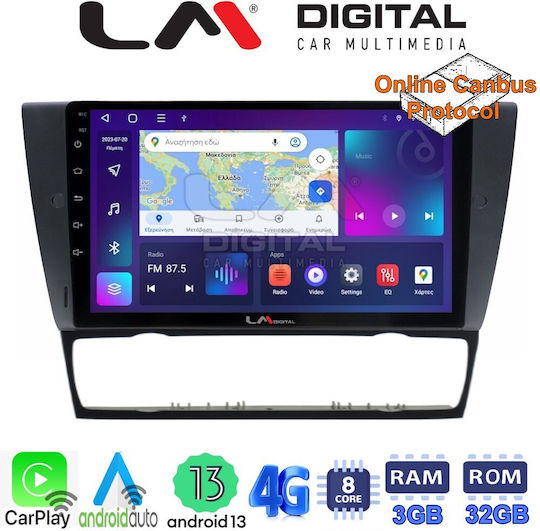LM Digital Auto-Audiosystem für BMW Serie 3 2005-2012 (Bluetooth/USB/WiFi/GPS/Apple-Carplay/Android-Auto)