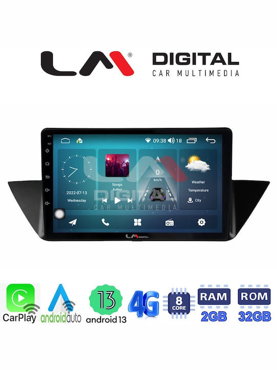 LM Digital Sistem Audio Auto pentru BMW X1 (E84) / X1 2009 - 2014 (Bluetooth/USB/WiFi/GPS/Apple-Carplay/Android-Auto) cu Ecran 9"