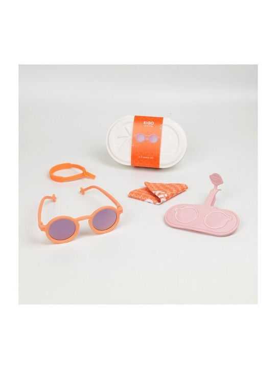 Kigo California Kids Sunglasses with Polarized Orange Lenses for 2-5 Years