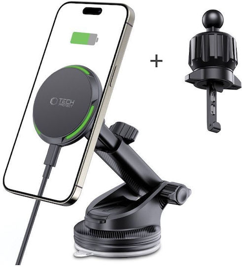 Tech-Protect Car Mobile Mount with Magnet MagSafe Black