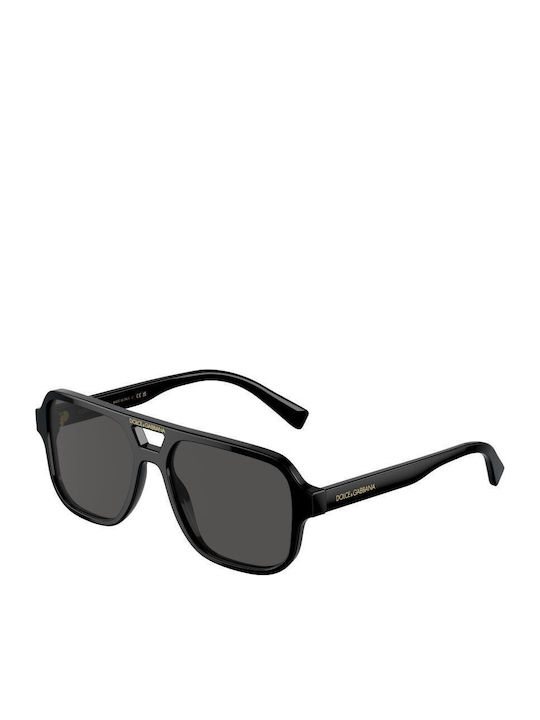 Dolce & Gabbana Oversized Детски Слънчеви Очила Черни