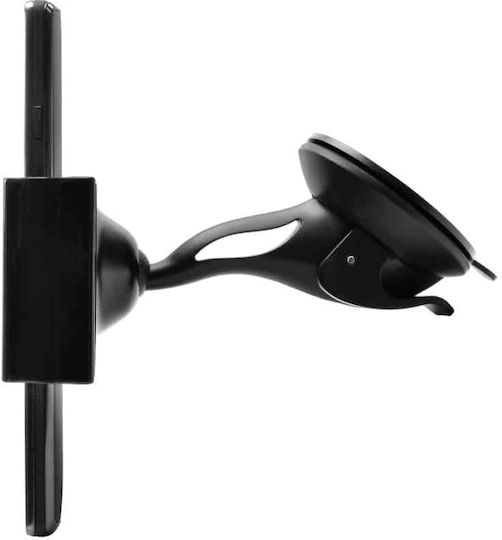 Fixed Car Mobile Mount with Adjustable Hooks Black