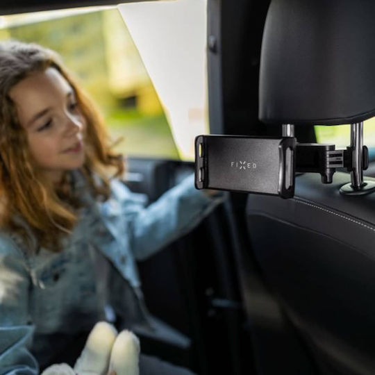 Fixed Car Mobile Mount with Adjustable Hooks Black