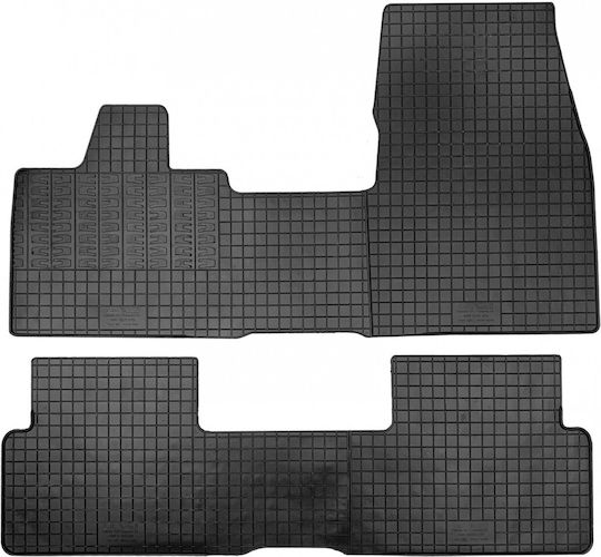 Cik Set of Front and Rear Mats 4pcs for BMW i3 2013+ Black