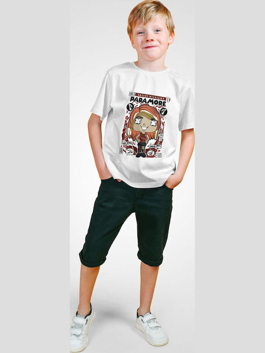 Παιδικό T-shirt White Paramore Hayley Williams