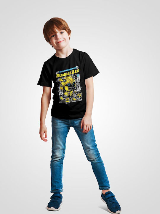 Παιδικό T-shirt Black Bumble Bee