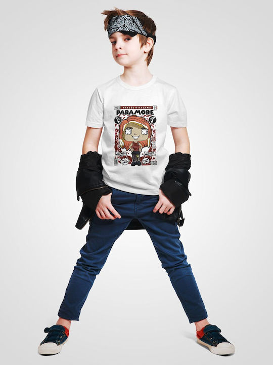 Παιδικό T-shirt White Paramore Hayley Williams