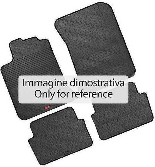 Lampa Set of Front and Rear Mats 4pcs Tray Type for Citroen Xsara Picasso Black
