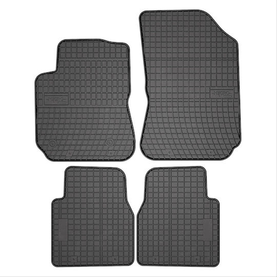 Frogum Set of Front and Rear Mats 4pcs for Citroen C4 Cactus 2014 Black
