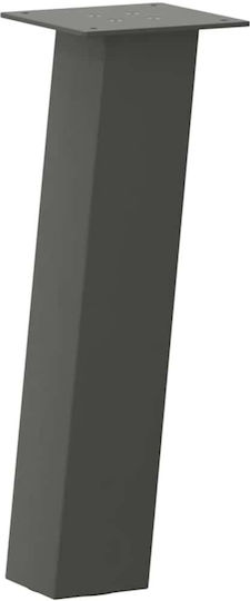 Couchtischbeine 4 Stk. Anthrazit 42 cm Stahl Anthrazit