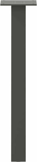 Kaffeetischbeine 4 Stk. Anthrazit 30 cm Stahl Anthrazit