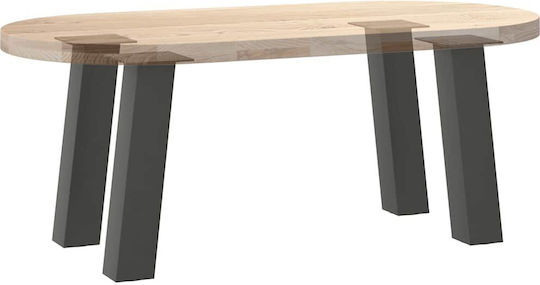 Couchtischbeine 4 Stk. Anthrazit 42 cm Stahl Anthrazit
