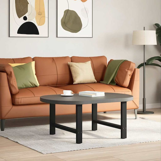 vidaXL Metallisches Möbelbein 2Stücke Für Tisch / Beistelltisch 70x42x42cm Schwarze