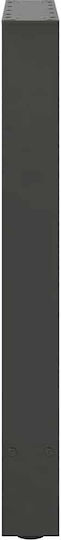 vidaXL Metallic Furniture Leg 2 Pieces Suitable for Table / Coffee Table / Office 60x72cm Anthracite