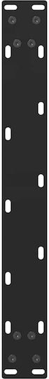 vidaXL Metallisches Möbelbein 2Stücke Für Tisch / Beistelltisch 70x42x42cm Schwarze