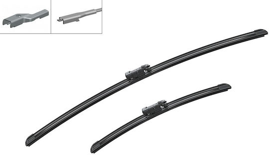 Bosch Aerotwin AM466S Front Set Car Wiper Blades 650mm/380mm Universal Opel Corsa Ford Fiesta Alfa Romeo Mito Chevrolet Aveo Citroen Berlingo