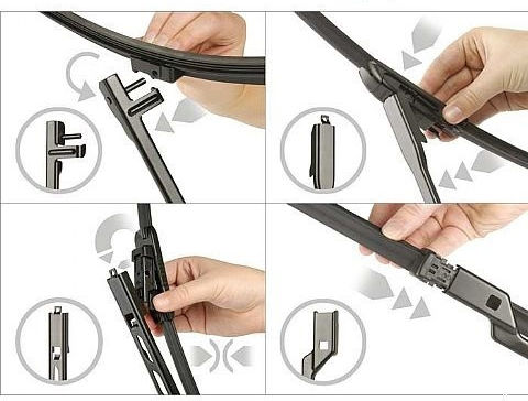 Bosch Aerotwin AM460S Front Car Wiper Set 530mm/450mm Universal Seat Cordoba / Ibiza Scania S