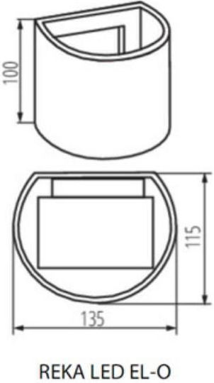 Kanlux Πλαφονιέρα LED 7W