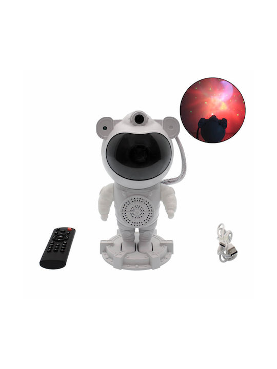 Lautsprecher Bluetooth Dekorative Lampe Astronaut Weiß