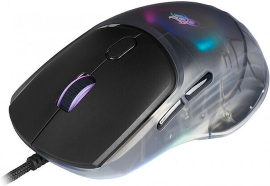 Tracer GameZone Neon RGB Gaming Mouse 12400 DPI Black