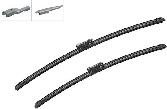 Bosch Aerotwin A966S Front Set Car Wiper Blades 600mm/530mm Universal Volkswagen Tiguan Land Rover Range Rover Volvo S60 / S80 / V70