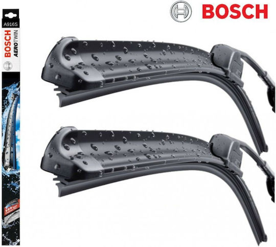 Bosch Aerotwin A583S Front Set Car Wiper Blades 650mm/340mm Universal Opel Mokka / Mokka X Nissan Pulsar / Sentra Kia Venga