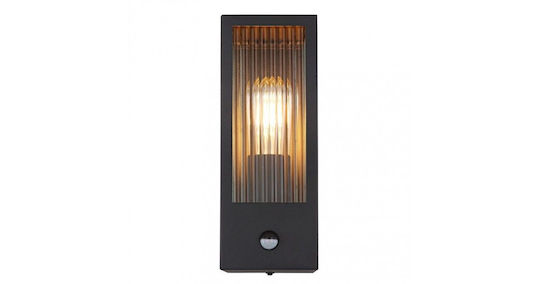 Globo Lighting Wall-Mounted Outdoor Lantern E27 IP44 12x32εκ.