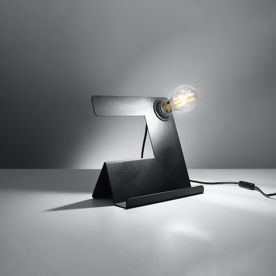 Sollux Decorative Lamp with Socket for Bulb E27 Black