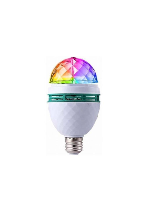 Lumineo Lustră Decorativă Lumină de petrecere cu Soclu pentru Bec E27 Alb