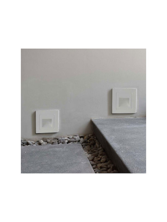 V-TAC Wall-Mounted Outdoor Ceiling Light LED IP65 3W with Warm White Light 5.8x5.8x4.5εκ.