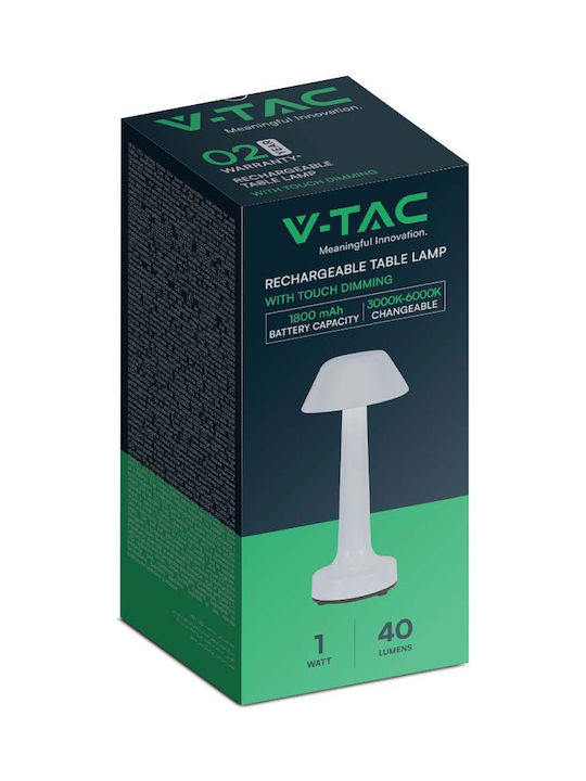 V-TAC Διακοσμητικό Φωτιστικό LED Ρυθμιζόμενο Λευκό 95εκ.