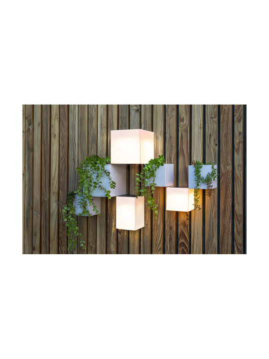 NewGarden Outdoor Floor Lamp LED for Exterior Spaces with Natural White Light IP65 White