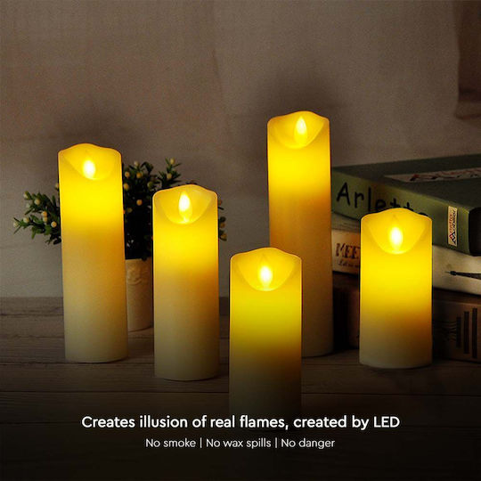 V-TAC Dekorative Lampe Wachs-Politur Weiß